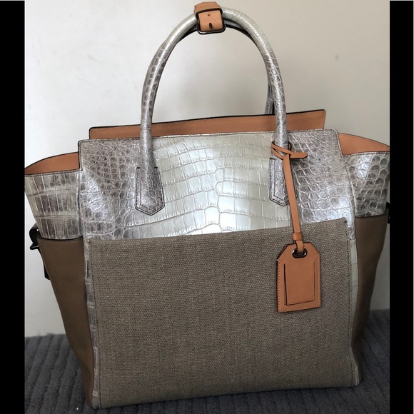 Reed Krakoff Crocodile Skin Atlantique Tote $7,150 - Picture 1 of 8